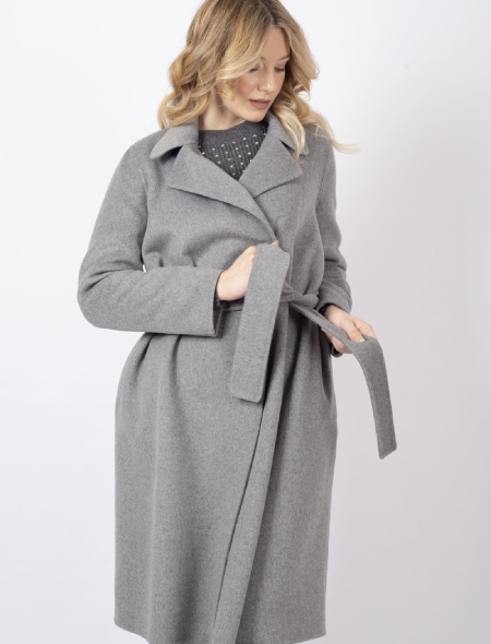 cappotto Rancio con cintura grigio iBlues
