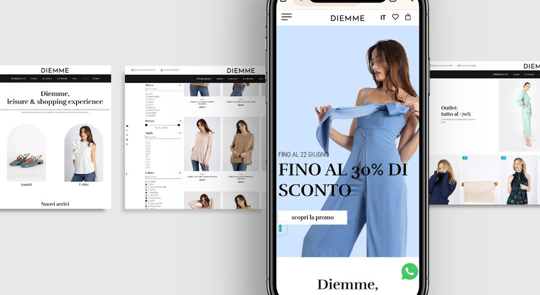 e-commerce abbigliamento diemme company