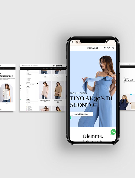 e-commerce abbigliamento diemme company